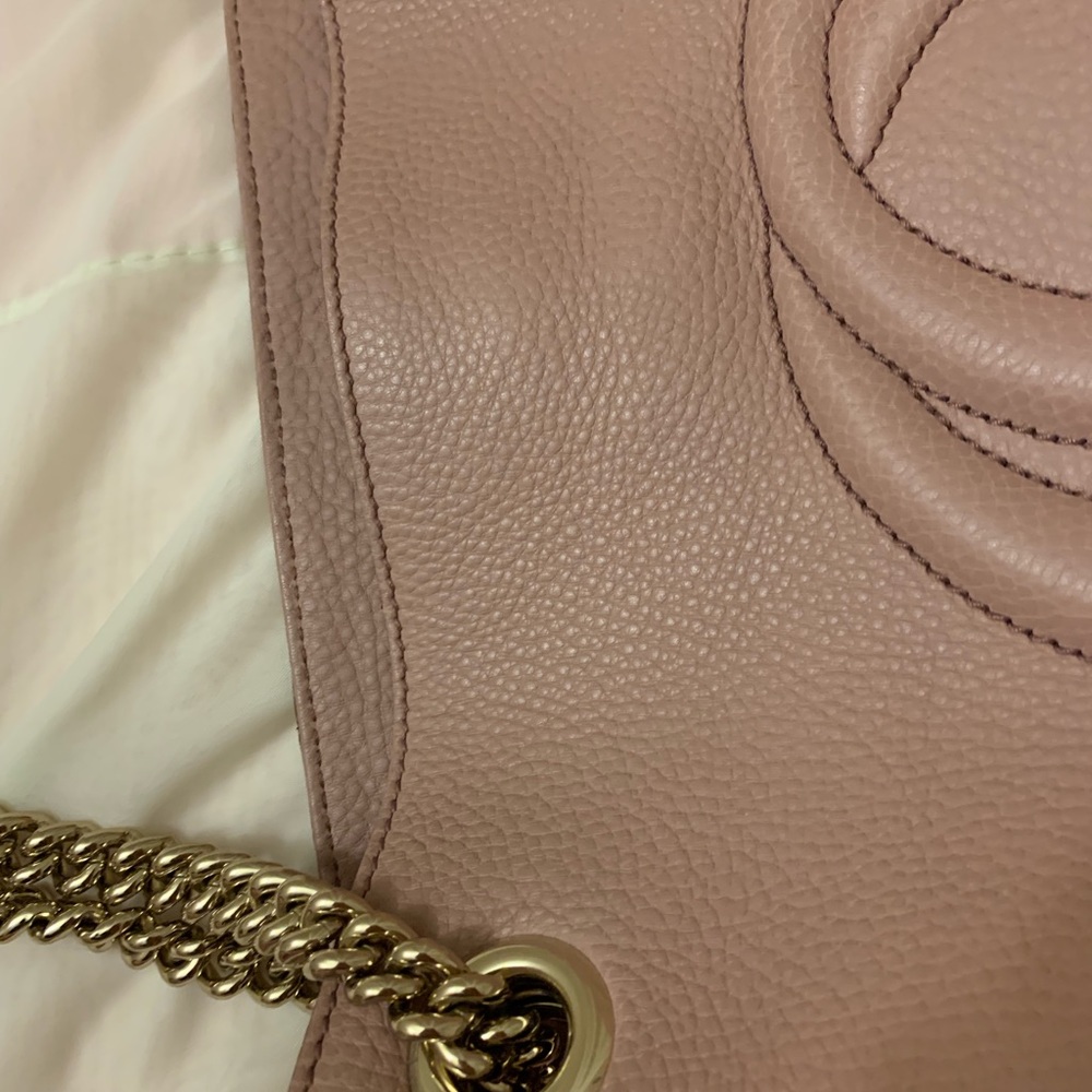 Authentic Gucci shoulder bag (light pink) - Picture 4 of 9